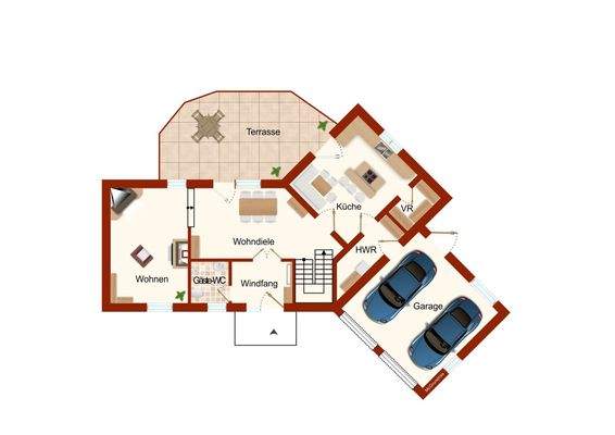 Grundriss Erdgeschoss