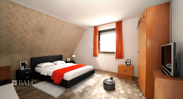 Schlafzimmer DG Vis.