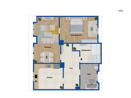 Grundriss - 3. Obergeschoss