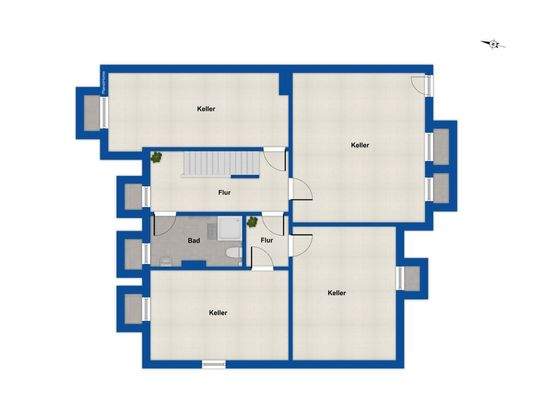 Grundriss Keller