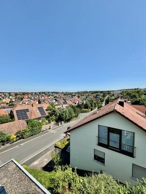 Aussicht aus dem Dachgeschoß