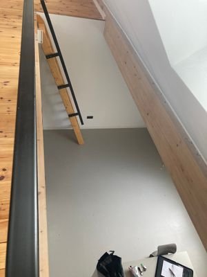 Blick zur Küche von der Galerie