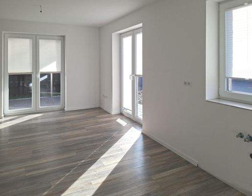 Blick von der Küche zum Essbereich