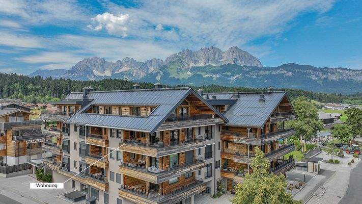 KITZIMMO-Luxuswohnung mit Bergblick in Toplage kaufen - Immobilien Oberndorf.