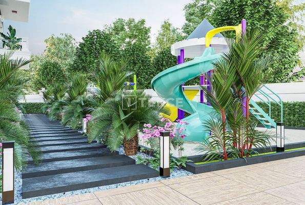 Apartments in a Complex with Pool in a Natural Setting in Alanya
