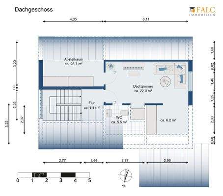 Grundriss Dachgeschoss