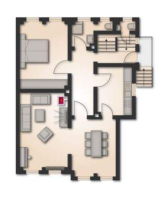 Erdgeschoss Visualisierung