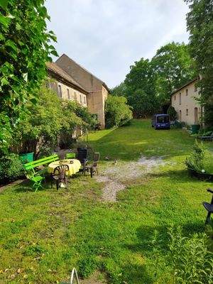 Blick vom Wohnhaus vor 2 Jahren