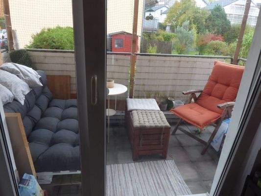 Der 2. Balkon von der Küche aus betrachtet