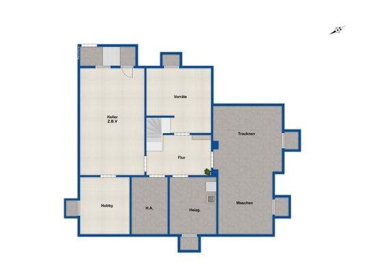 Grundriss Kellergeschoss