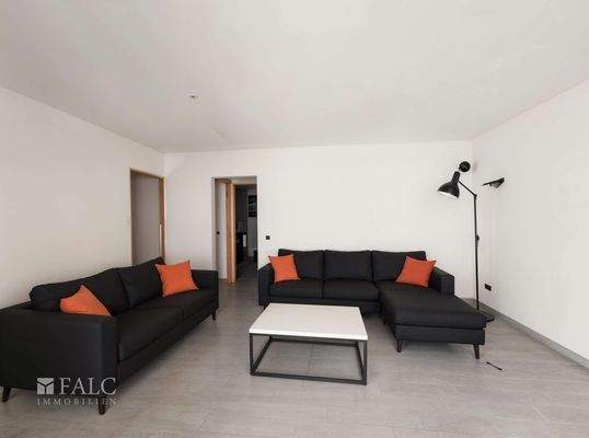 Wohn - Wohnzimmer, Modern - (KI generiert)