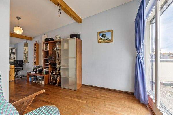 Studio mit Zugang zur Dachterrasse