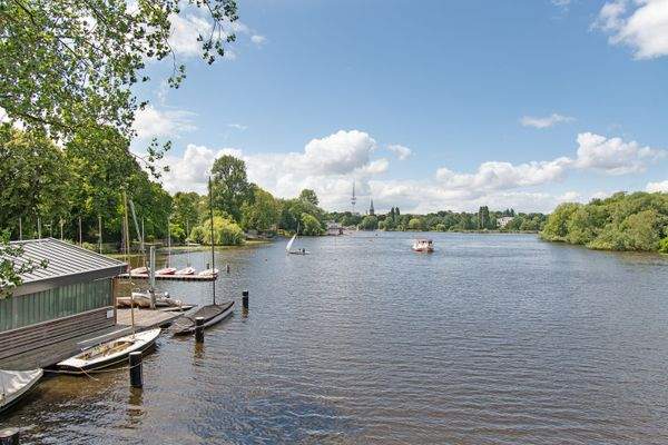 Die Alster vor der Haustür