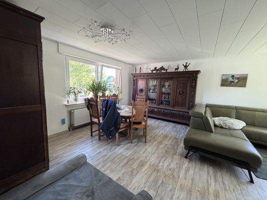 Essbereich im Wohnzimmer