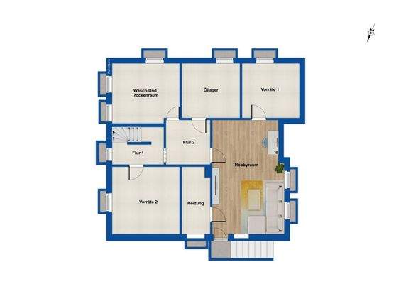 Grundriss - Kellergeschoss