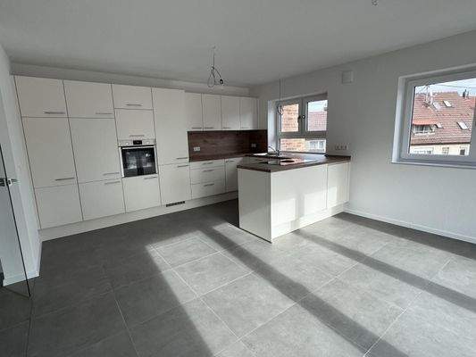 Küche und Essbereich