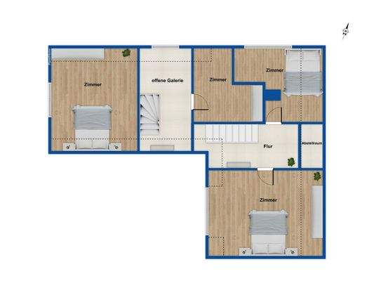 Grundriss Einliegerwohnung OG