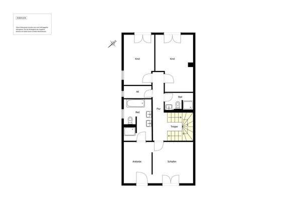 Floor plan – upper floor