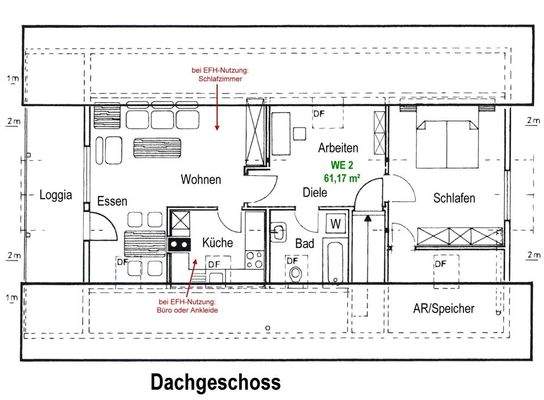 3421 Grundriss Dachgeschoss