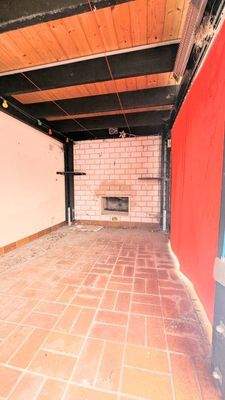 Überdachter Terrassenbereich