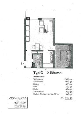 Grundriss ohne Maßeinzeichnung