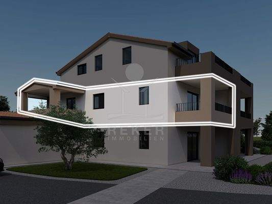 Neue Wohnung in grüner Oase nahe Poreč