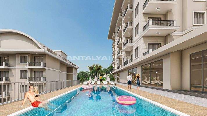 Apartments Within Walking Distance to the Beach in Alanya Konaklı