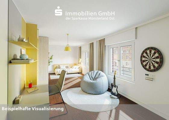 Zimmer 2 (Schlafen) im Dachgeschoss 