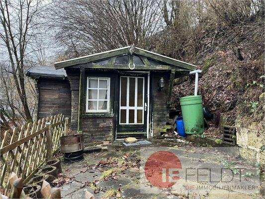 Frontalansicht Gartenhaus