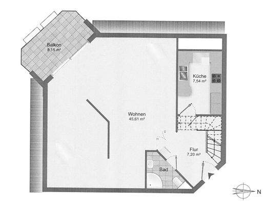 Grundriss untere Ebene