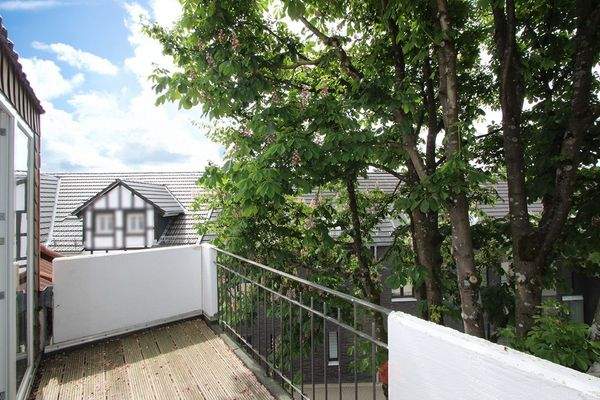 Balkon Blick zur linken Seite