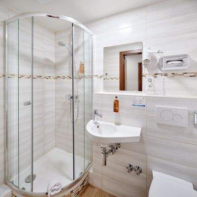 Ausschnitt Badezimmer Einzelzimmer