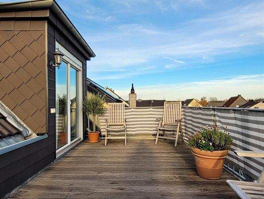 Dachterrasse Ost-Seite