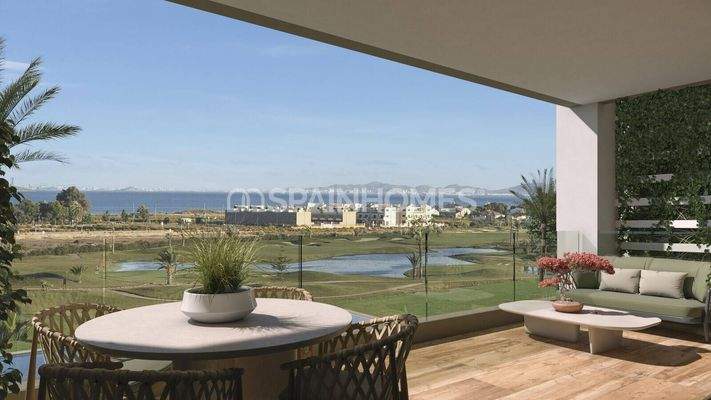 Elegant Golf Apartments Near the Sea in Los Alcázares
