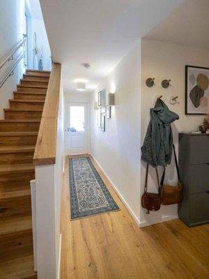 Treppe zum Studiobereich