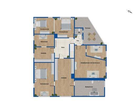 Grundriss - Obergeschoss