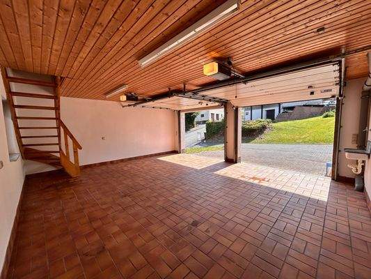 Innenansicht Doppelgarage