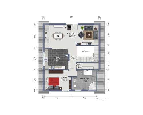 Grundriss Dachgeschoss