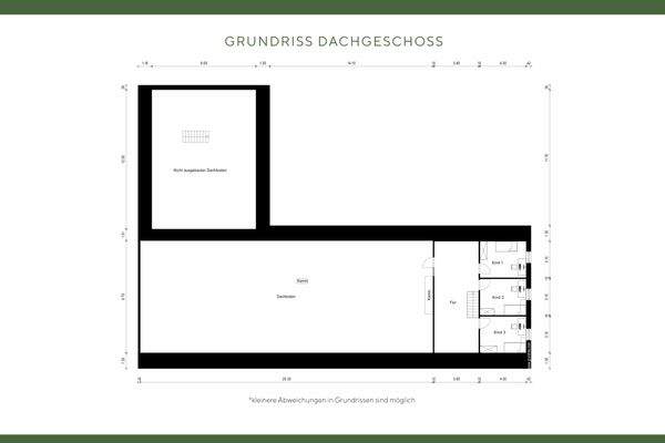 Grundriss Dachgeschoss