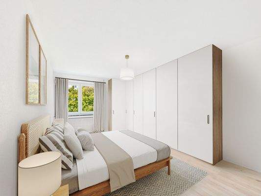 Einrichtungsbeispiel Schlafbereich