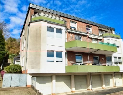 Blick auf das Haus 