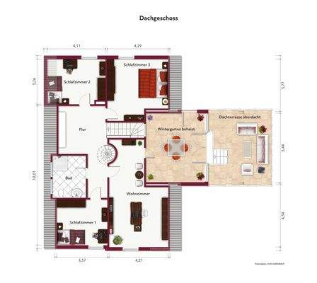 Grundriss Dachgeschoss