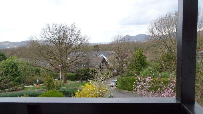 Blick aus dem Schlafzimmer