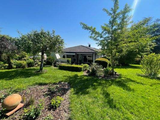 Blick auf die Terrasse