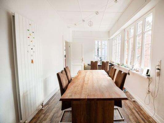 Esszimmer im Wintergartenflair