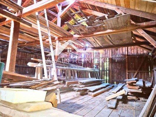 Dachboden über Doppelgarage