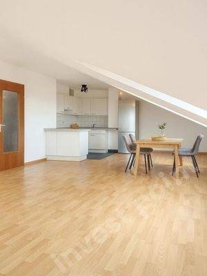 3 Wohnzimmer mit Blick zur Küche KI bearbeitet