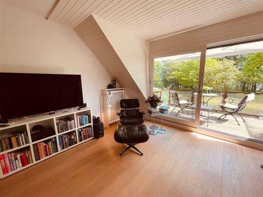 Wohnzimmer mit Meerblick