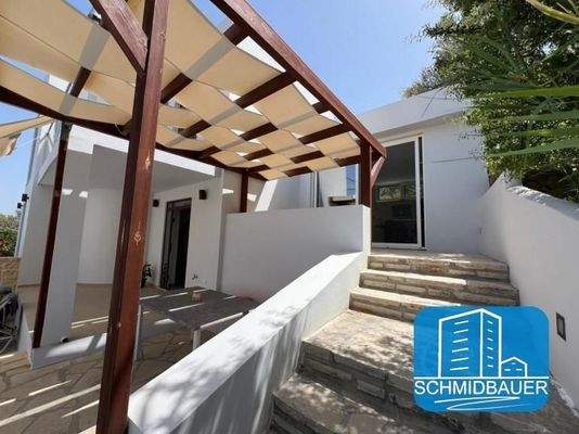 Kreta, Listaros: Modern gebaute Villa mit herrlichem Meerblick
