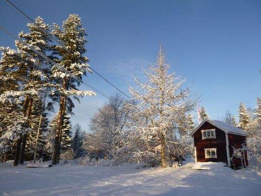 Gästehaus im Winter
